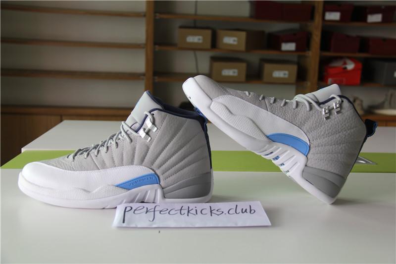 Air Jordan 12 Grey/University Blue